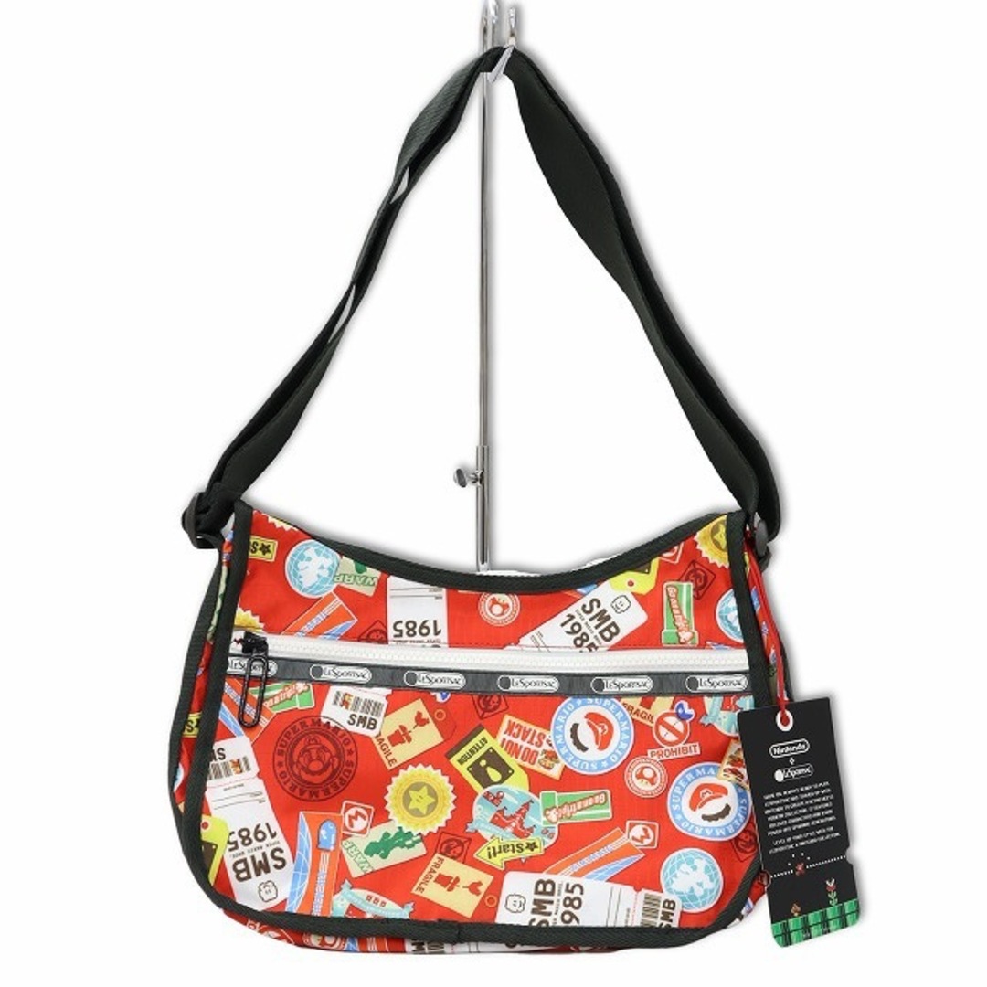 LeSportsac(レスポートサック)のレスポートサック ×任天堂 スーパーマリオ ナイロン 総柄 ショルダーバッグ レディースのバッグ(ショルダーバッグ)の商品写真