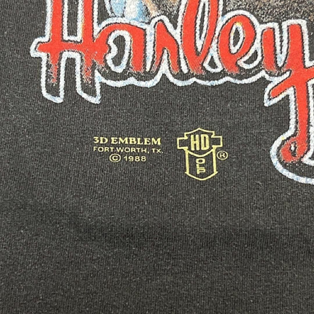 Harley Davidson(ハーレーダビッドソン)の80s USA製 HARLEY DAVIDSON Tシャツ 3D EMBLEM メンズのトップス(Tシャツ/カットソー(半袖/袖なし))の商品写真