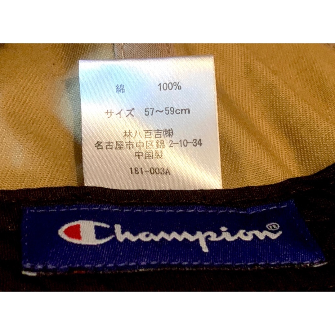 Champion(チャンピオン)の【美品】champion チャンピョン キャップ ベージュ メンズの帽子(キャップ)の商品写真