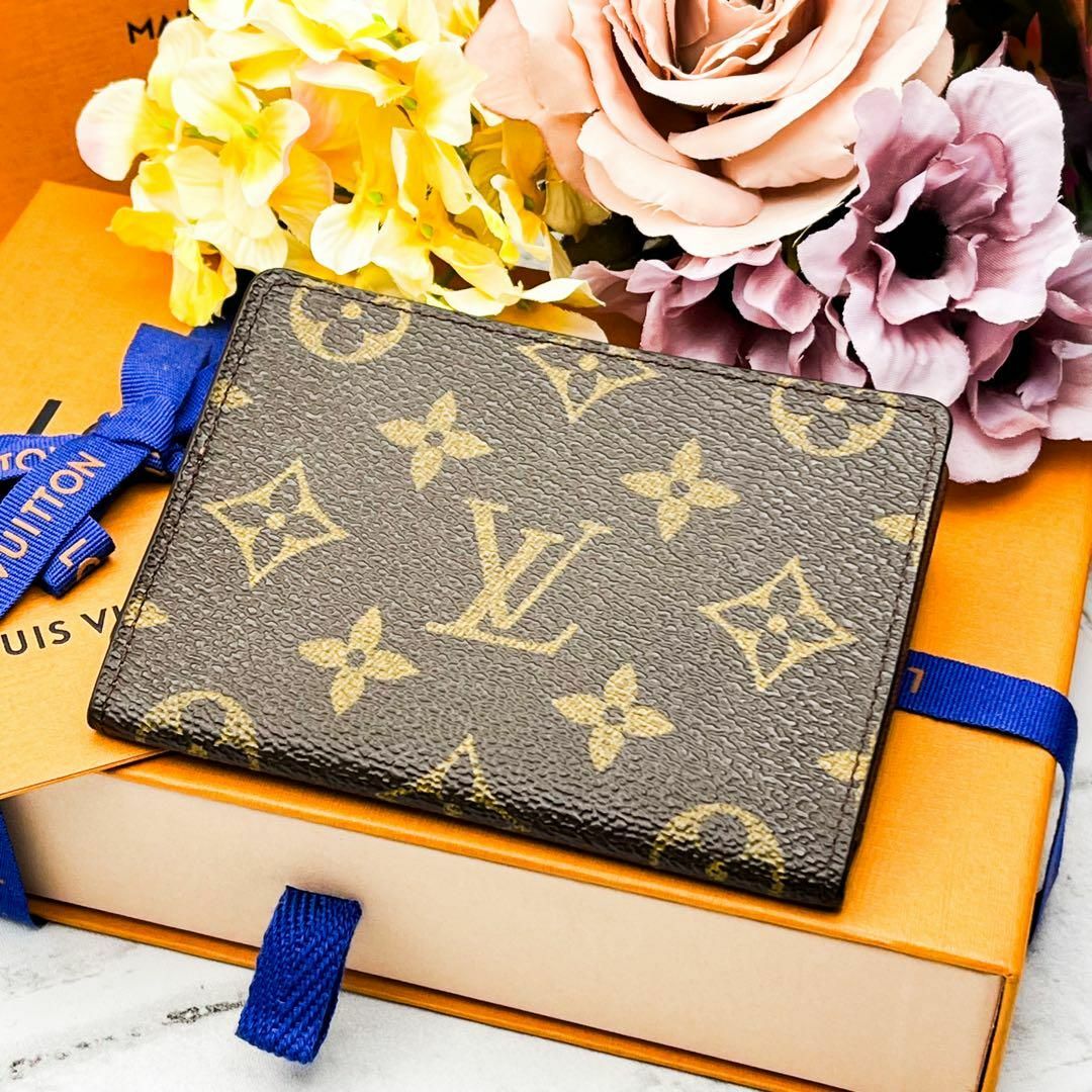 LOUIS VUITTON(ルイヴィトン)の極美品✨　ルイヴィトン　パスケース　モノグラム　ポルト2カルト　ヴェルティカル レディースのファッション小物(パスケース/IDカードホルダー)の商品写真