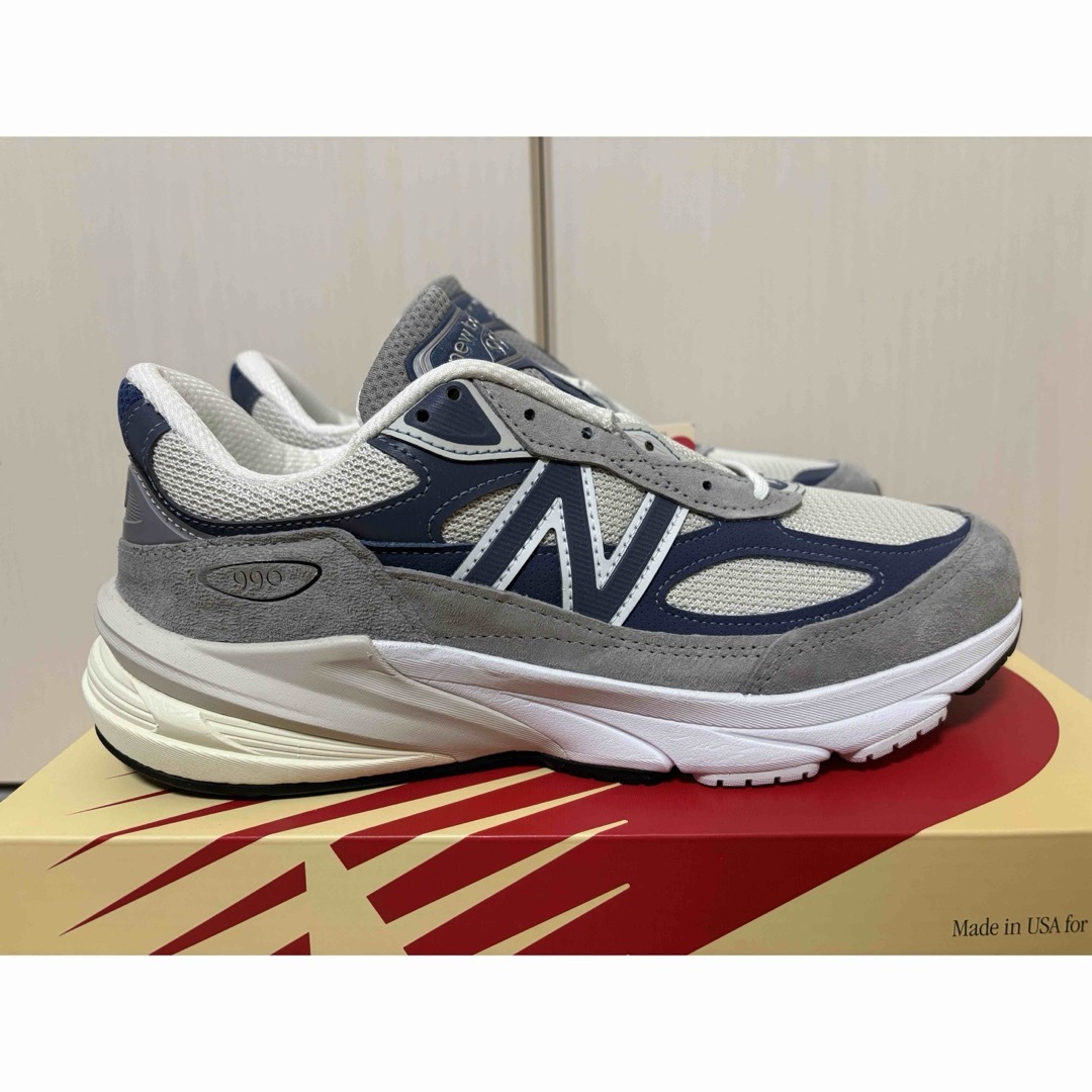 New Balance(ニューバランス)のNew Balance 990V6 Gray Navy 27.0㎝ メンズの靴/シューズ(スニーカー)の商品写真