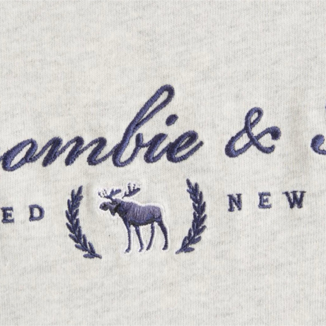 Abercrombie&Fitch(アバクロンビーアンドフィッチ)のアバクロメンズの刺繍ロゴTシャツ★サイズM メンズのトップス(Tシャツ/カットソー(半袖/袖なし))の商品写真