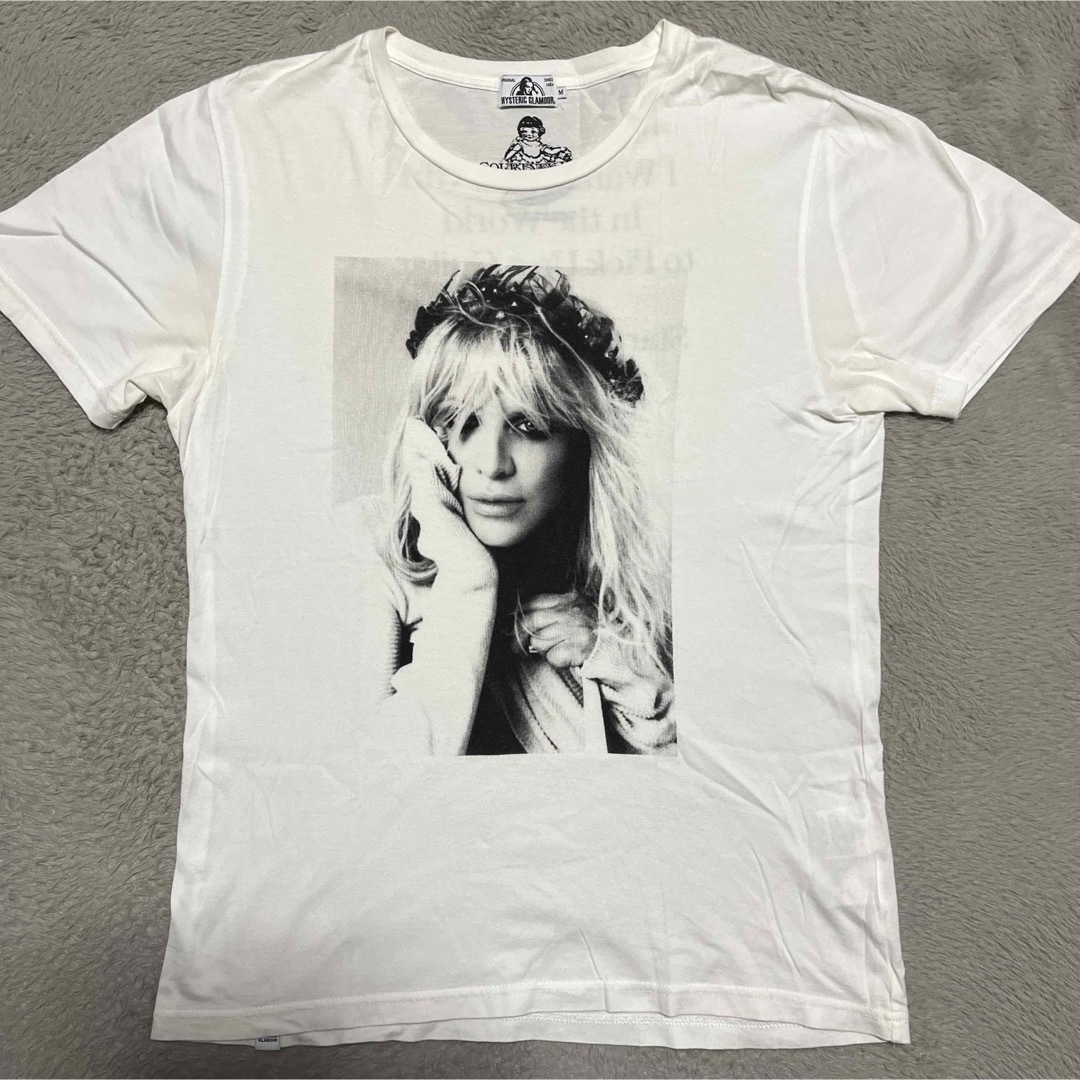 HYSTERIC GLAMOUR(ヒステリックグラマー)のHYSTERIC GLAMOUR  COURTNEY LOVE tee tシャツ メンズのトップス(Tシャツ/カットソー(半袖/袖なし))の商品写真