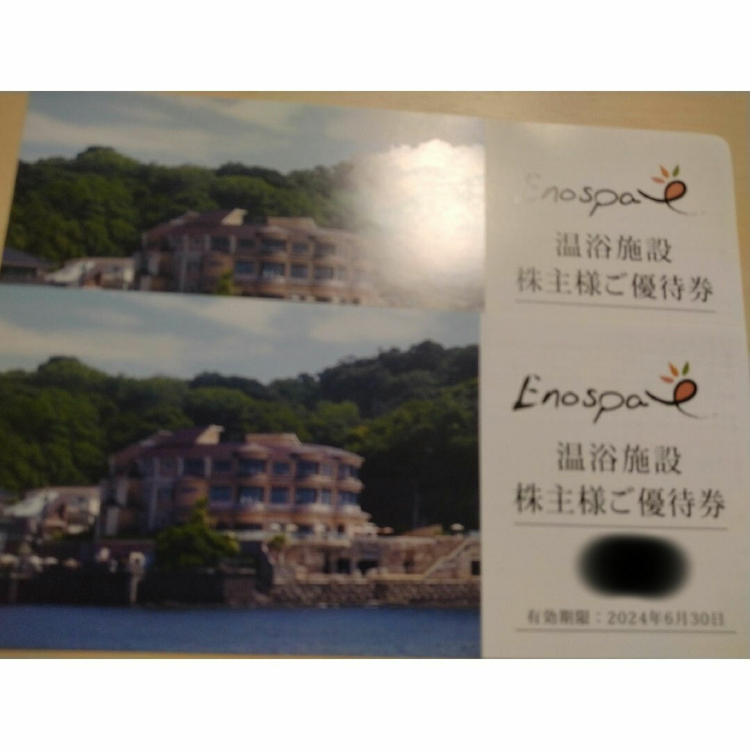 江の島アイランドスパ　2枚 チケットの施設利用券(その他)の商品写真