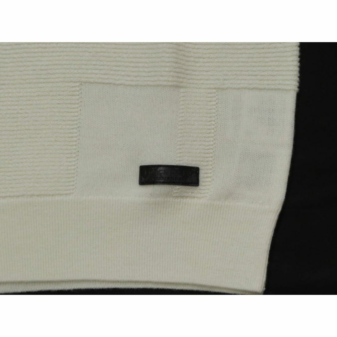 BLACK LABEL CRESTBRIDGE(ブラックレーベルクレストブリッジ)のブラックレーベル クレストブリッジ　羊毛入りブロックチェック柄ニットセーターL　 メンズのトップス(ニット/セーター)の商品写真