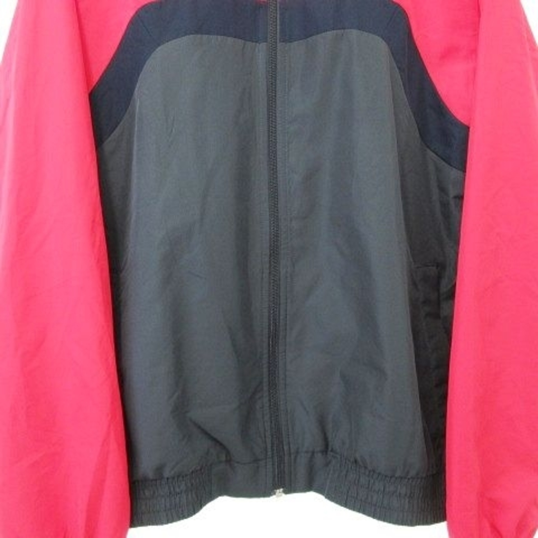 NIKE(ナイキ)のナイキ ナイロン ジャケット ジップアップ 刺繍 M レッド ブラック グレー メンズのジャケット/アウター(ブルゾン)の商品写真