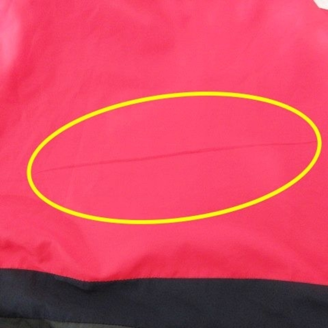 NIKE(ナイキ)のナイキ ナイロン ジャケット ジップアップ 刺繍 M レッド ブラック グレー メンズのジャケット/アウター(ブルゾン)の商品写真