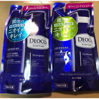 デオコ(DEOCO（ROHTO）)のデオコスカルプケアシャンプー 285ml×1個コンディショナー285g×１個(シャンプー/コンディショナーセット)