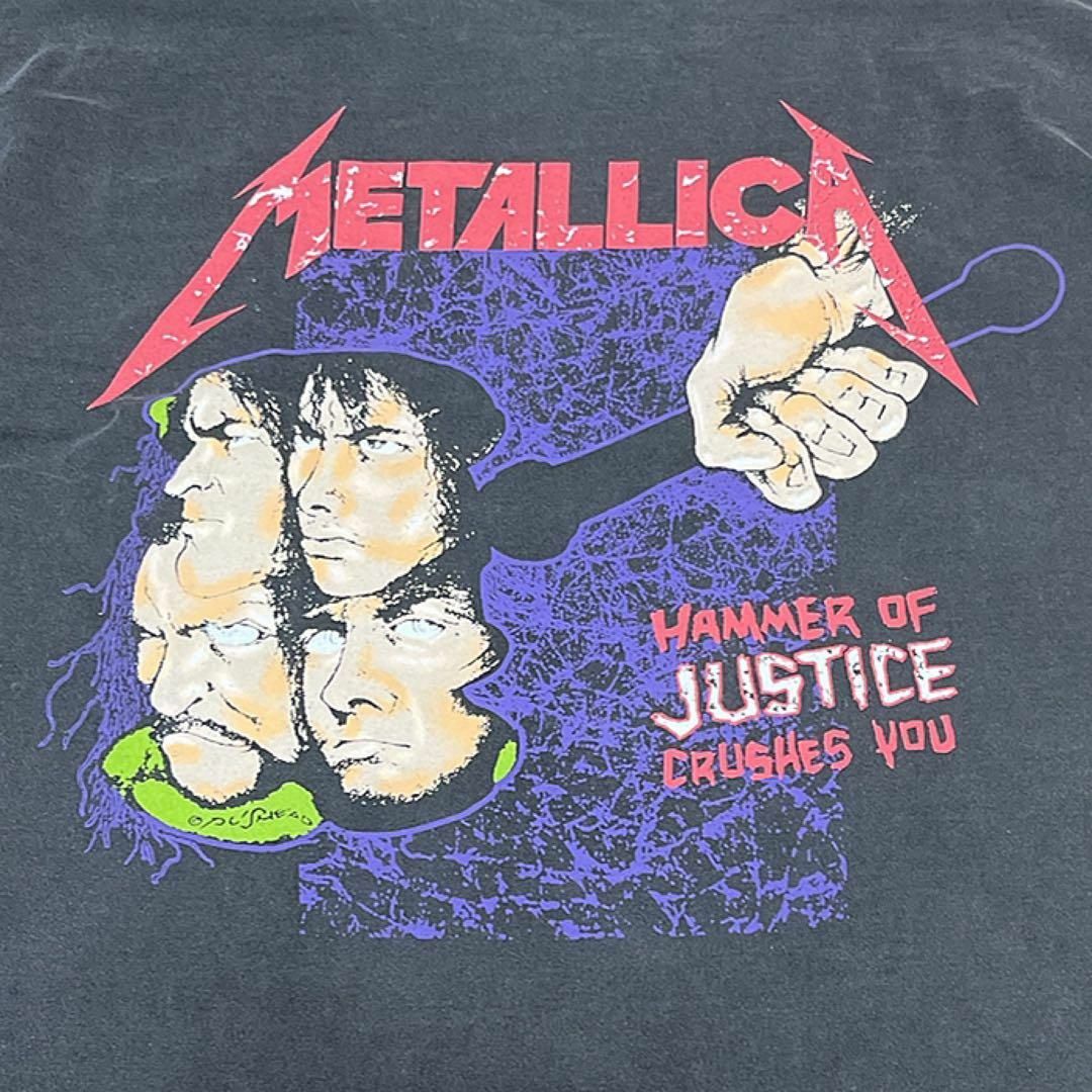 METALLICA(メタリカ)のUSA製 METALLICA メタリカ バンドTシャツ ©︎1988 L メンズのトップス(Tシャツ/カットソー(半袖/袖なし))の商品写真