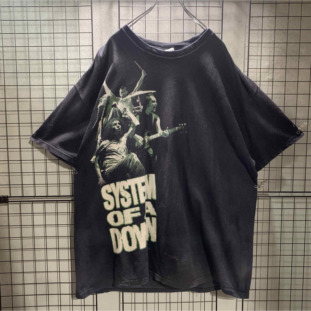 ✔︎ 00s System of a Down T-shirt ヘインズ メンズのトップス(Tシャツ/カットソー(半袖/袖なし))の商品写真