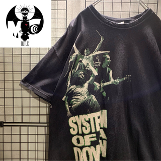 ✔︎ 00s System of a Down T-shirt ヘインズ(Tシャツ/カットソー(半袖/袖なし))