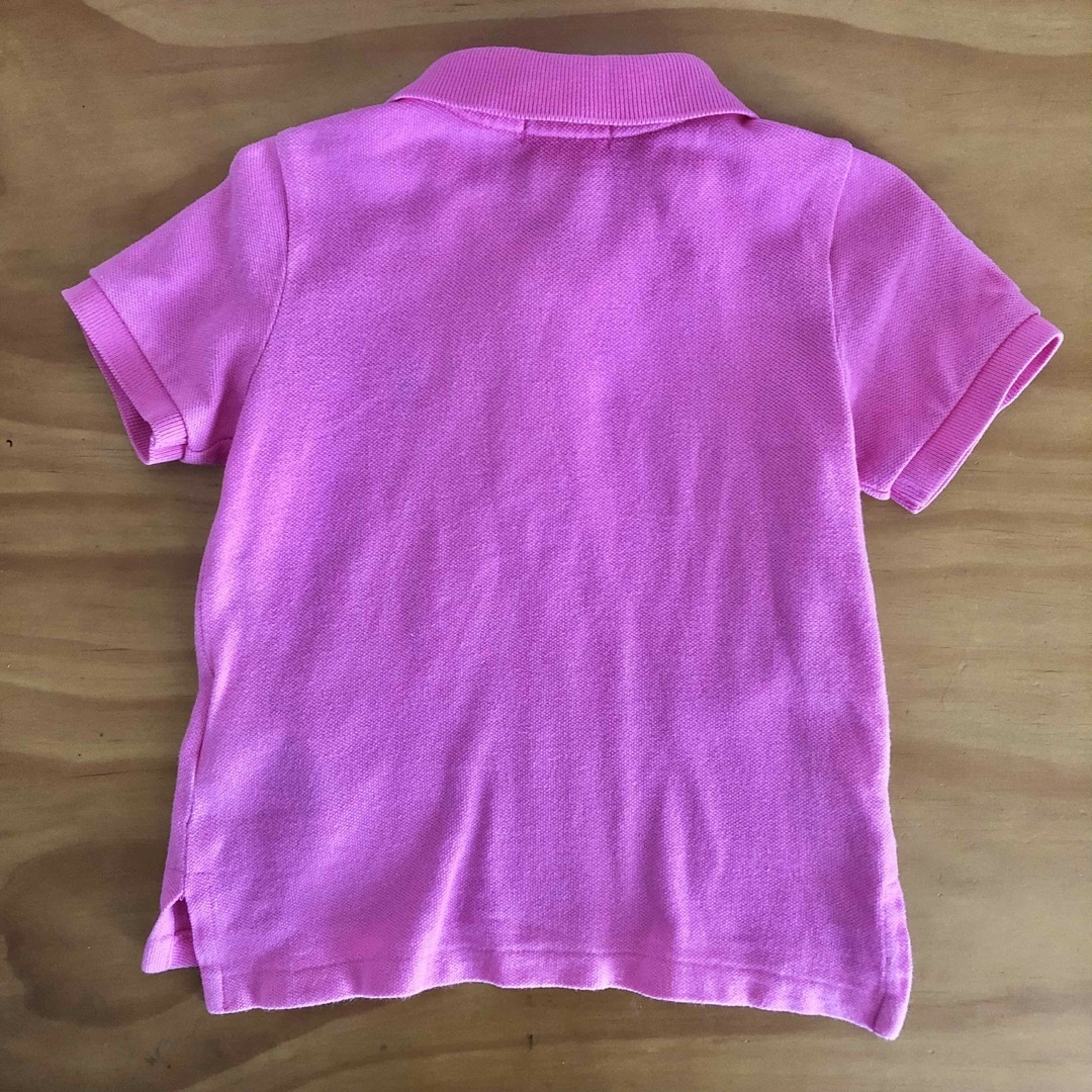 Ralph Lauren(ラルフローレン)のラルフローレン  ベビー　キッズ　ポロシャツ　ピンク　80サイズ　半袖 キッズ/ベビー/マタニティのベビー服(~85cm)(シャツ/カットソー)の商品写真