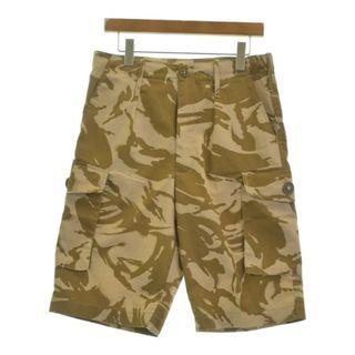 ミリタリー(MILITARY)のMILITARY ミリタリー ショートパンツ 30(M位) ベージュ(迷彩) 【古着】【中古】(ショートパンツ)