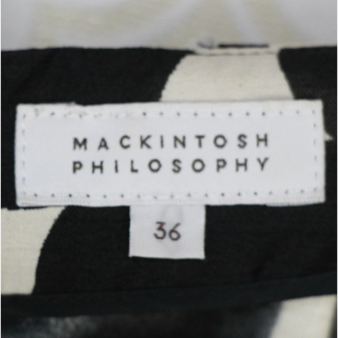 MACKINTOSH PHILOSOPHY WOMEN(マッキントッシュフィロソフィーウィメンズ)のマッキントッシュフィロソフィー　ワンピース フレンチスリーブ ドット 36 S レディースのワンピース(ひざ丈ワンピース)の商品写真