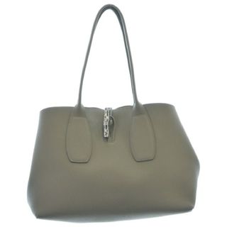 LONGCHAMP - LONGCHAMP ロンシャン ショルダーバッグ - グレー 【古着】【中古】