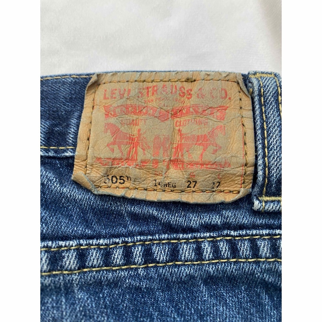 Levi's(リーバイス)のリーバイス　505 160 W27 L27 デニムパンツ US古着 キッズ/ベビー/マタニティのキッズ服男の子用(90cm~)(パンツ/スパッツ)の商品写真