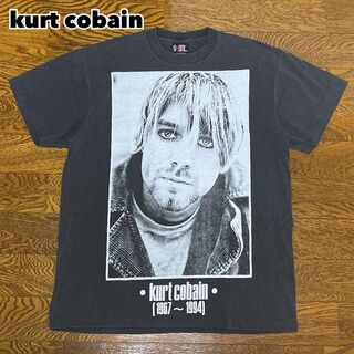USA製 kurt cobain カードコバーン 追悼Tシャツ L ニルヴァーナ(Tシャツ/カットソー(半袖/袖なし))