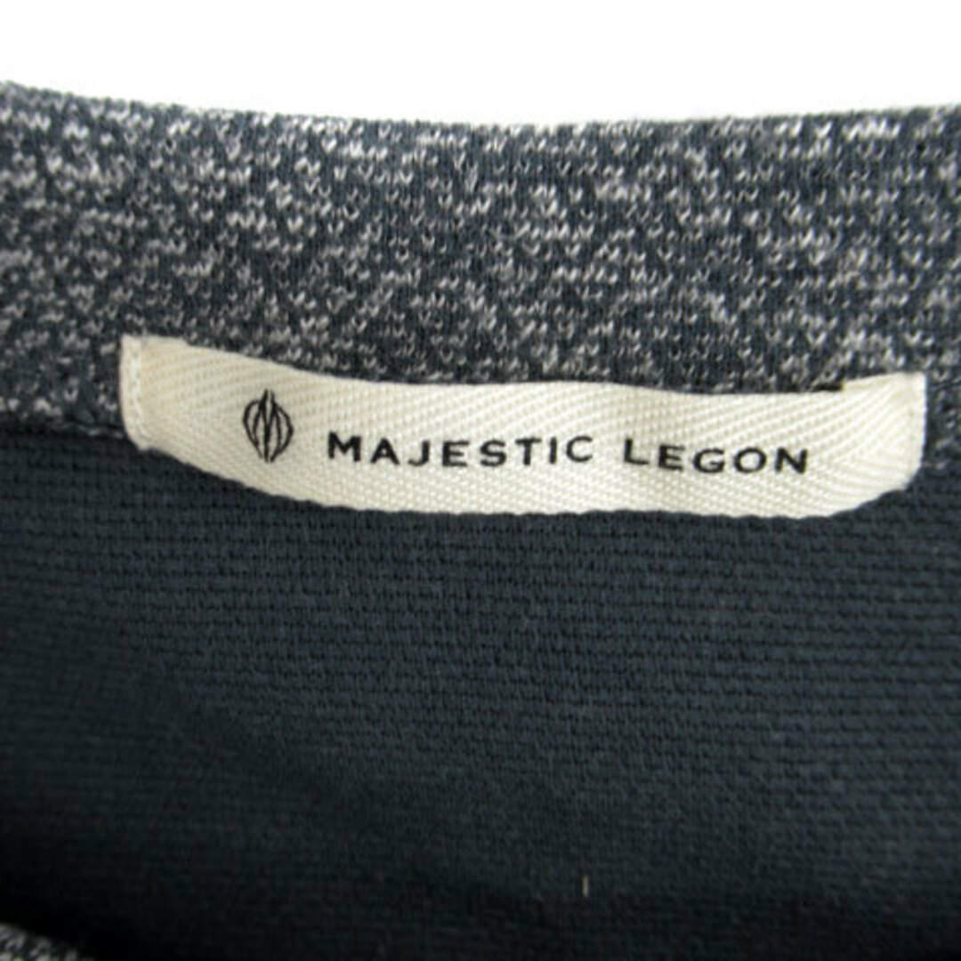 MAJESTIC LEGON(マジェスティックレゴン)のマジェスティックレゴン カットソー ビジュー フェイクパール F グレー レディースのトップス(その他)の商品写真