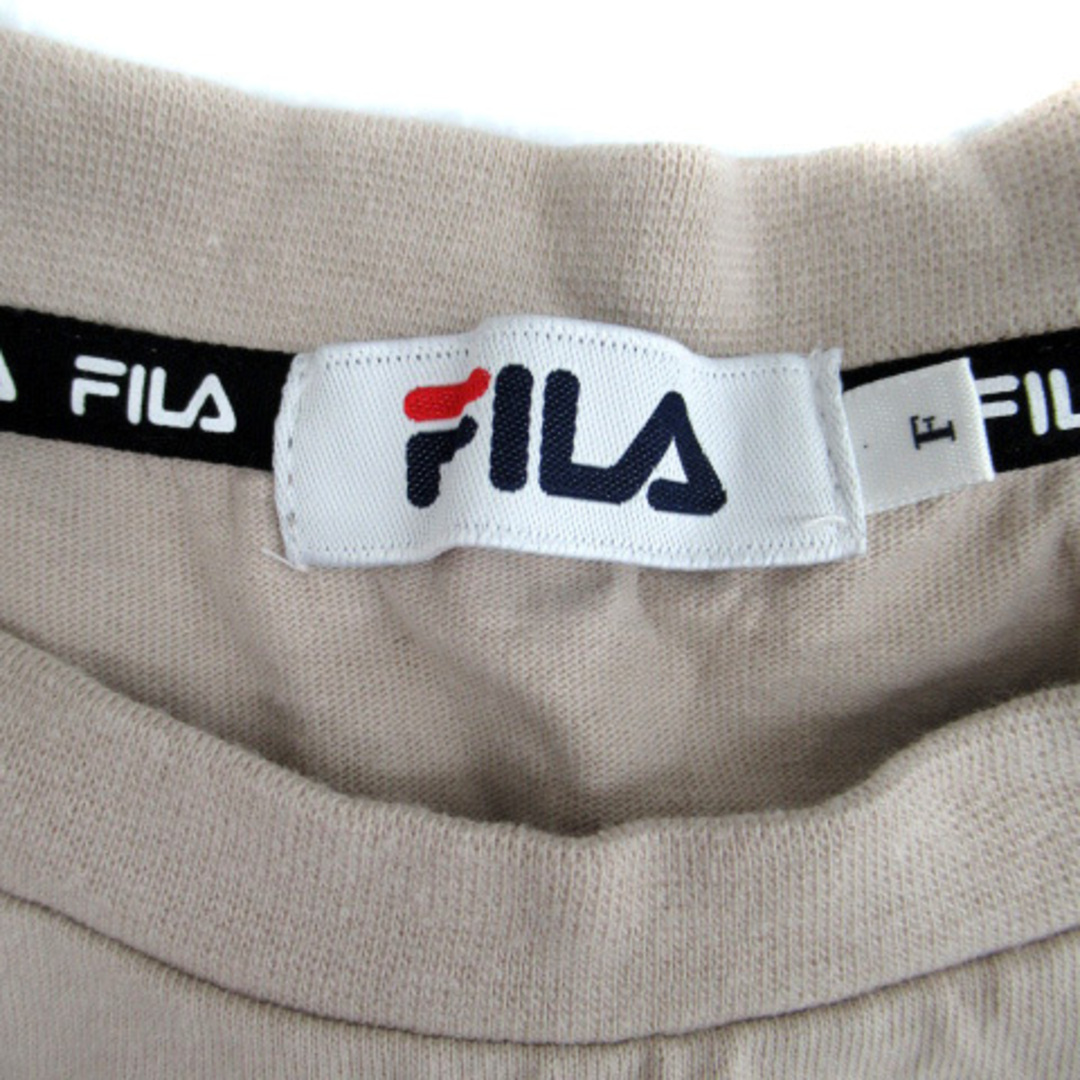 FILA(フィラ)のフィラ FILA ワンピース マキシ丈 ロング丈 ロゴ刺繍 F ピンクベージュ レディースのワンピース(ロングワンピース/マキシワンピース)の商品写真