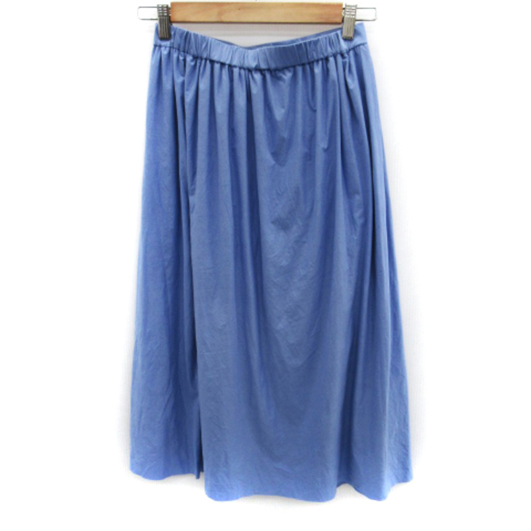 SHIPS(シップス)のシップス SHIPS フレアスカート ロング丈 36 S 青 ブルー /SM29 レディースのスカート(ロングスカート)の商品写真