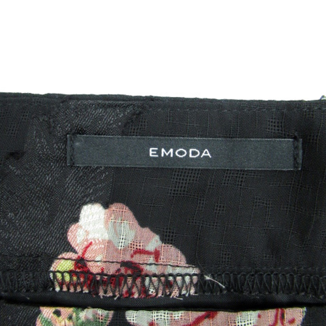 EMODA(エモダ)のエモダ EMODA シャツ ブラウス オフショルダー 花柄 シースルー F 黒 レディースのトップス(その他)の商品写真