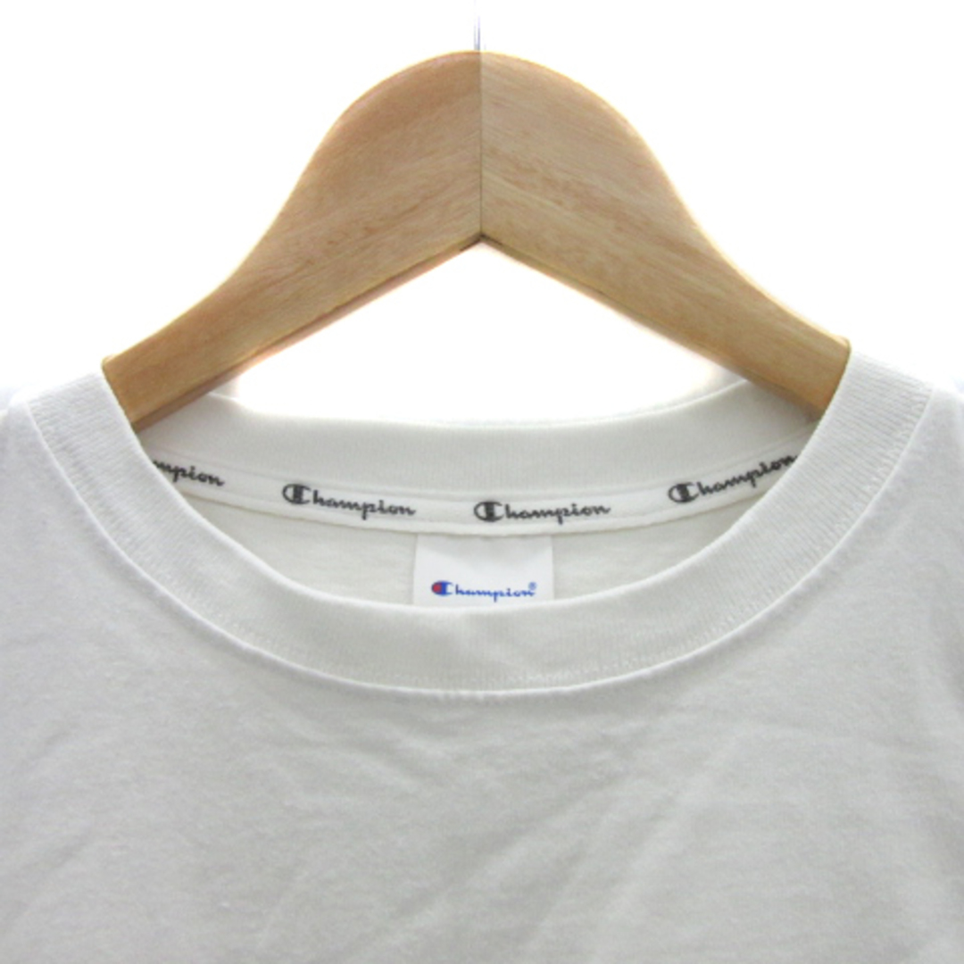 Champion(チャンピオン)のチャンピオン Tシャツ カットソー 半袖 ロゴ刺繡 S マルチカラー 白 メンズのトップス(Tシャツ/カットソー(半袖/袖なし))の商品写真