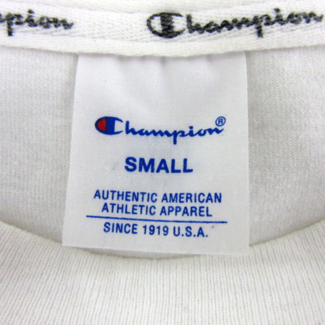 Champion(チャンピオン)のチャンピオン Tシャツ カットソー 半袖 ロゴ刺繡 S マルチカラー 白 メンズのトップス(Tシャツ/カットソー(半袖/袖なし))の商品写真