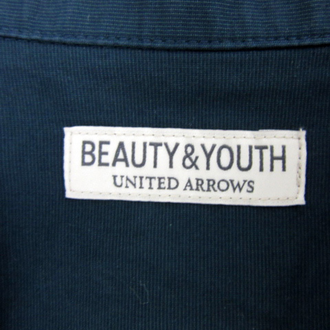 BEAUTY&YOUTH UNITED ARROWS(ビューティアンドユースユナイテッドアローズ)のB&Y ユナイテッドアローズ カジュアルシャツ 半袖 無地 M モスグリーン メンズのトップス(シャツ)の商品写真