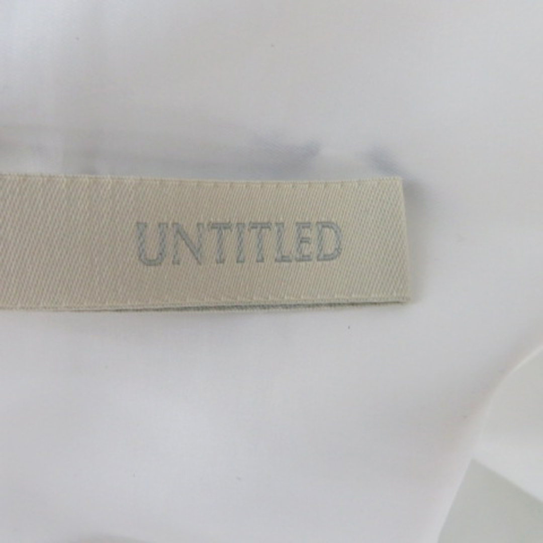 UNTITLED(アンタイトル)のアンタイトル プリーツスカート ロング丈 プリント 2 マルチカラー 白 レディースのスカート(ひざ丈スカート)の商品写真