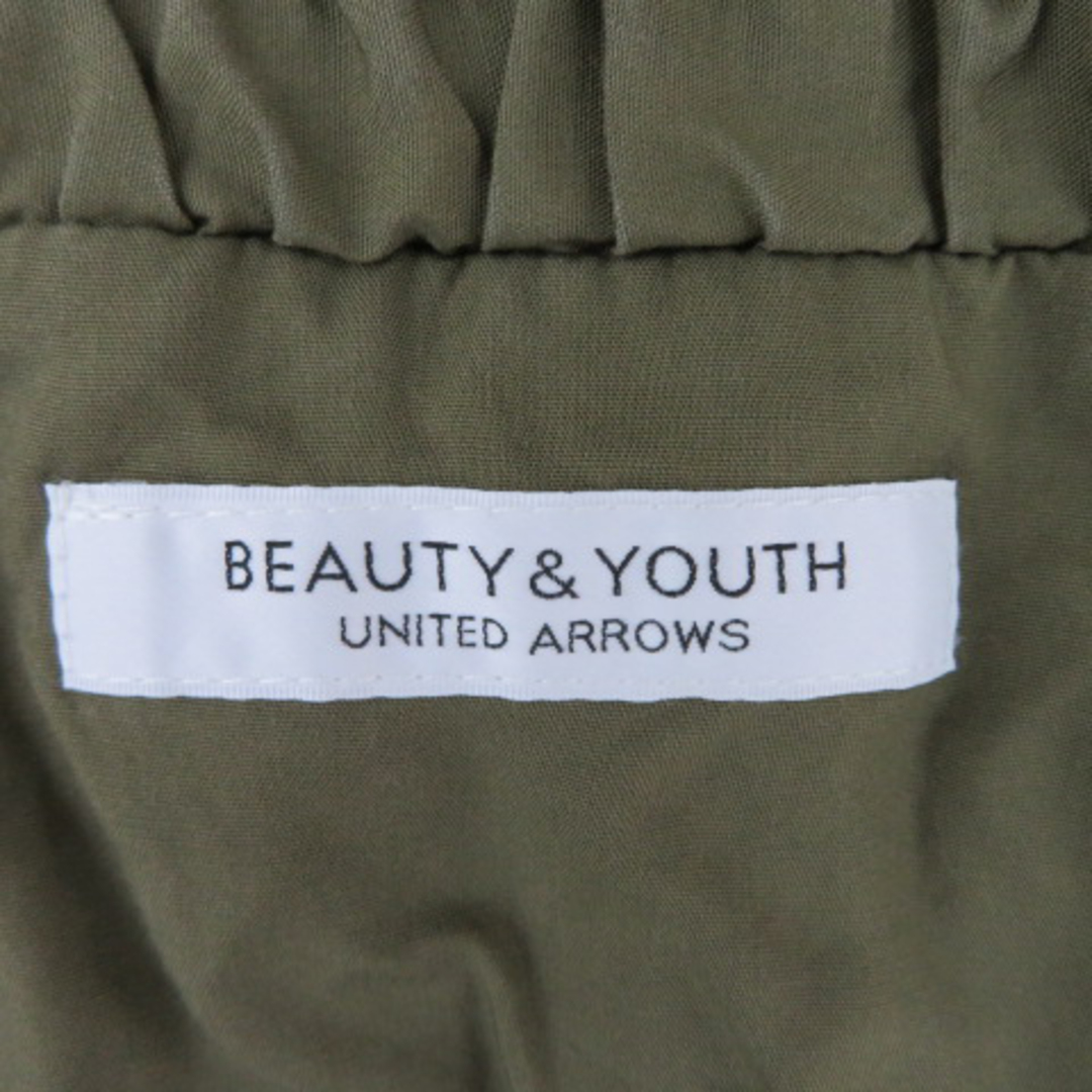BEAUTY&YOUTH UNITED ARROWS(ビューティアンドユースユナイテッドアローズ)のB&Y ユナイテッドアローズ ブルゾンジャケット ミドル丈 七分袖 ジップアップ レディースのジャケット/アウター(ブルゾン)の商品写真