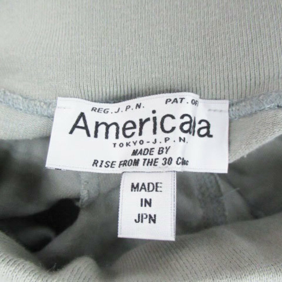 AMERICANA(アメリカーナ)のアメリカーナ ガウチョパンツ ワイドパンツ 七分丈 イージー S ミントグリーン レディースのパンツ(その他)の商品写真