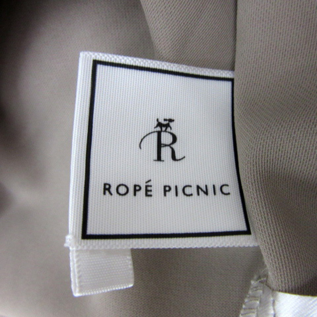 Rope' Picnic(ロペピクニック)のロペピクニック ブラウス カットソー 長袖 バックボタン 38 M ベージュ レディースのトップス(シャツ/ブラウス(長袖/七分))の商品写真