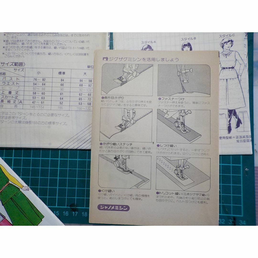 ジャノメフィットパターン　セパレーツ ハンドメイドの素材/材料(型紙/パターン)の商品写真