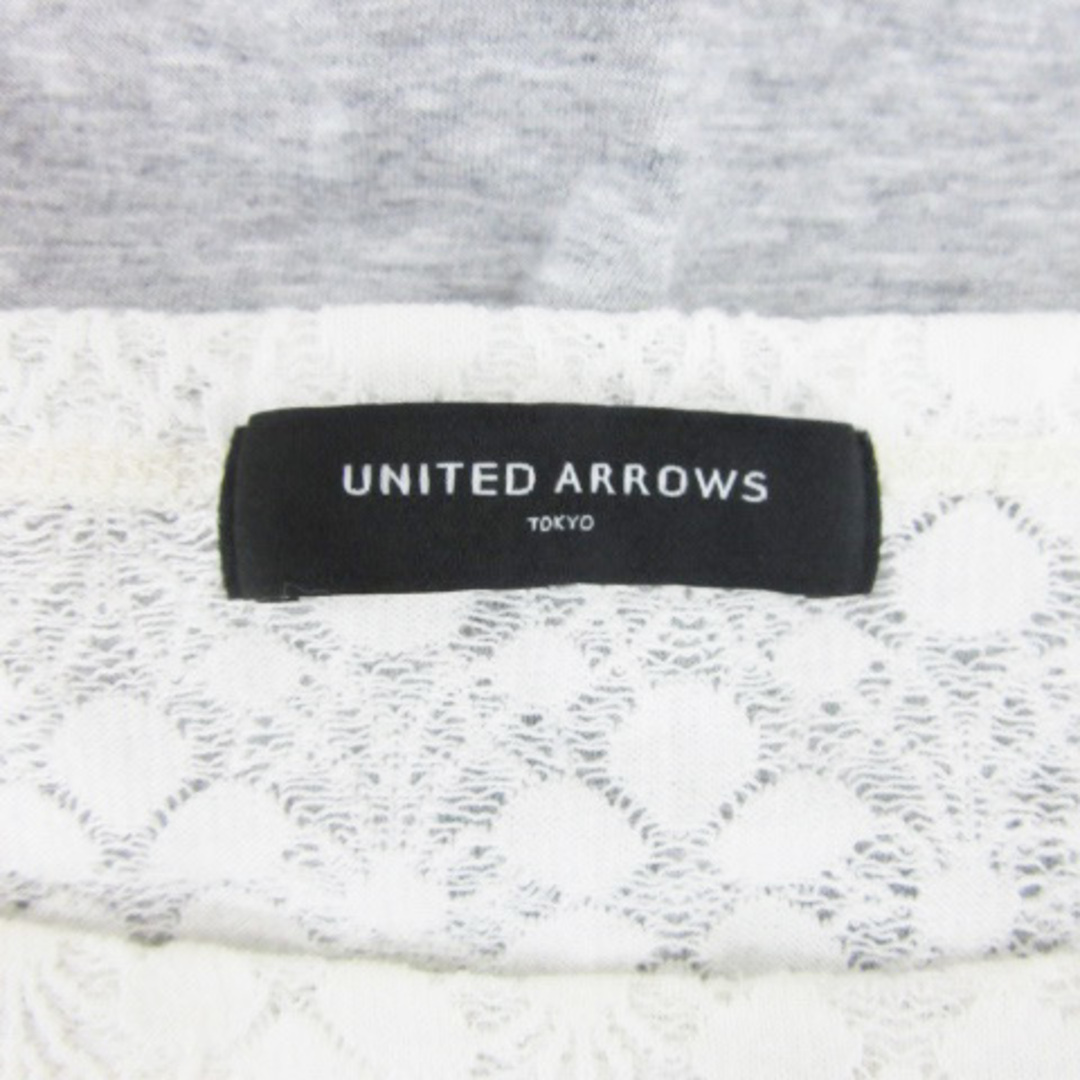 UNITED ARROWS(ユナイテッドアローズ)のユナイテッドアローズ UNITED ARROWS カットソー 半袖 グレー レディースのトップス(カットソー(半袖/袖なし))の商品写真