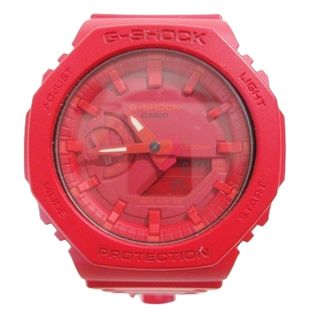 G-SHOCK - カシオジーショック  GA-2100-4AJF 腕時計 アナデジ 樹脂バンド 赤