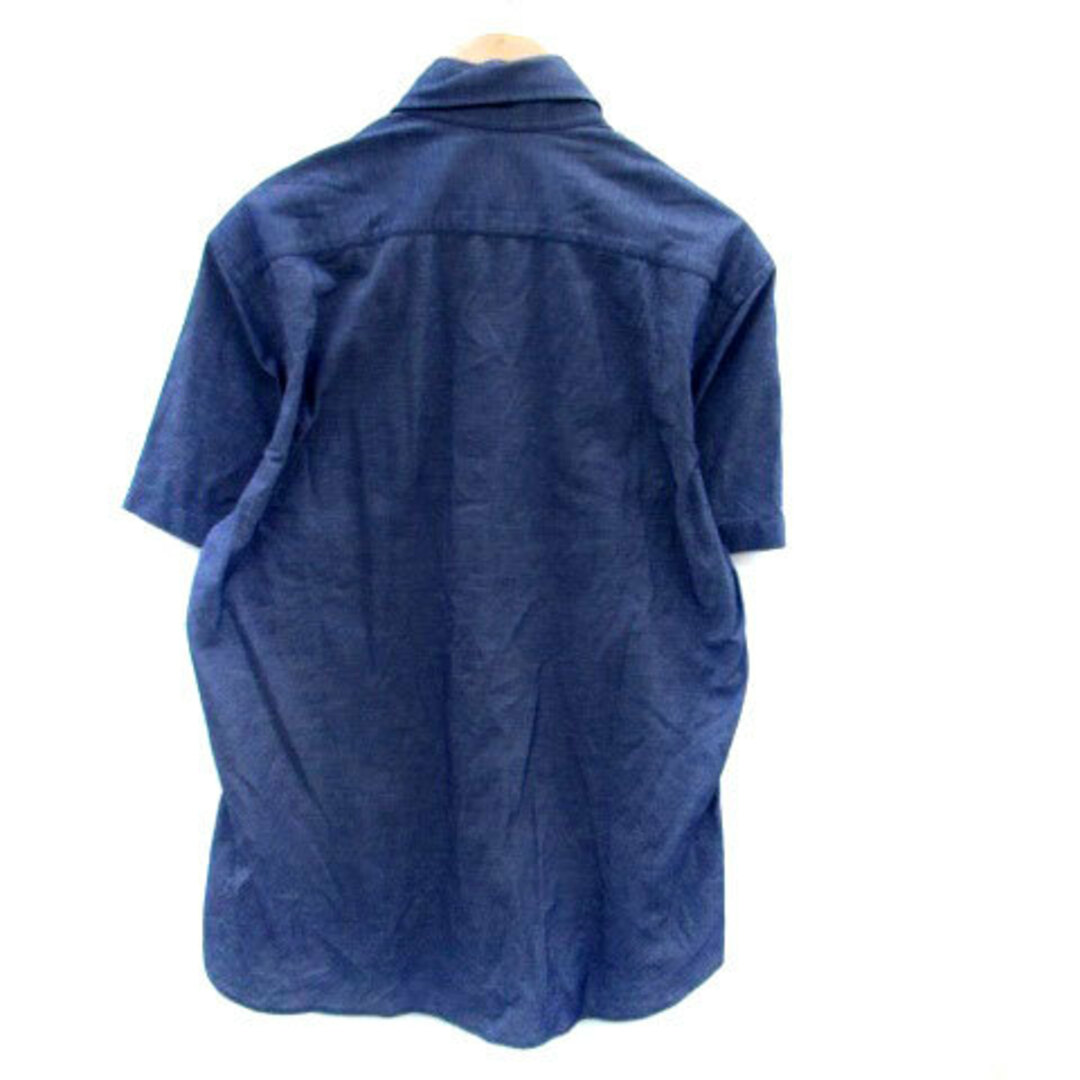 UNITED ARROWS(ユナイテッドアローズ)のユナイテッドアローズ カジュアルシャツ ボタンダウン 半袖 無地 S 紺 メンズのトップス(シャツ)の商品写真