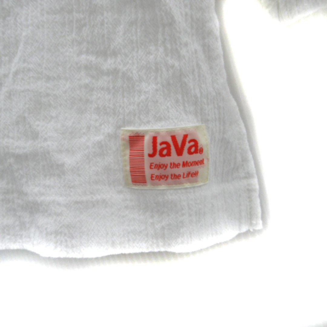 other(アザー)のジャバ JaVa シャツ ブラウス 長袖 スリットネック リボン S ホワイト レディースのトップス(カットソー(長袖/七分))の商品写真