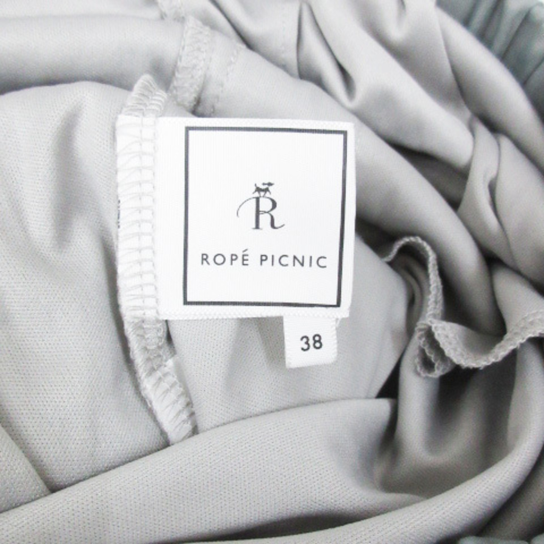 Rope' Picnic(ロペピクニック)のロペピクニック ワイドパンツ イージーパンツ ロング丈 無地 38 M グレー レディースのパンツ(その他)の商品写真
