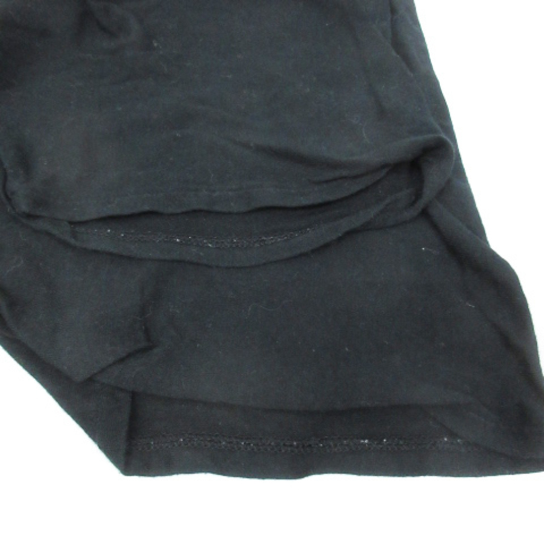 agnes b.(アニエスベー)のアニエスベー カットソー Tシャツ 半袖 ドルマンスリーブ Uネック 無地 黒 レディースのトップス(カットソー(半袖/袖なし))の商品写真