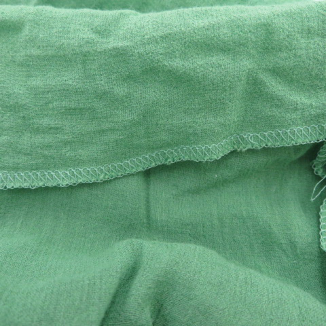 JUSGLITTY(ジャスグリッティー)のジャスグリッティー フレアスカート ギャザースカート ひざ丈 無地 0 緑 レディースのスカート(ひざ丈スカート)の商品写真