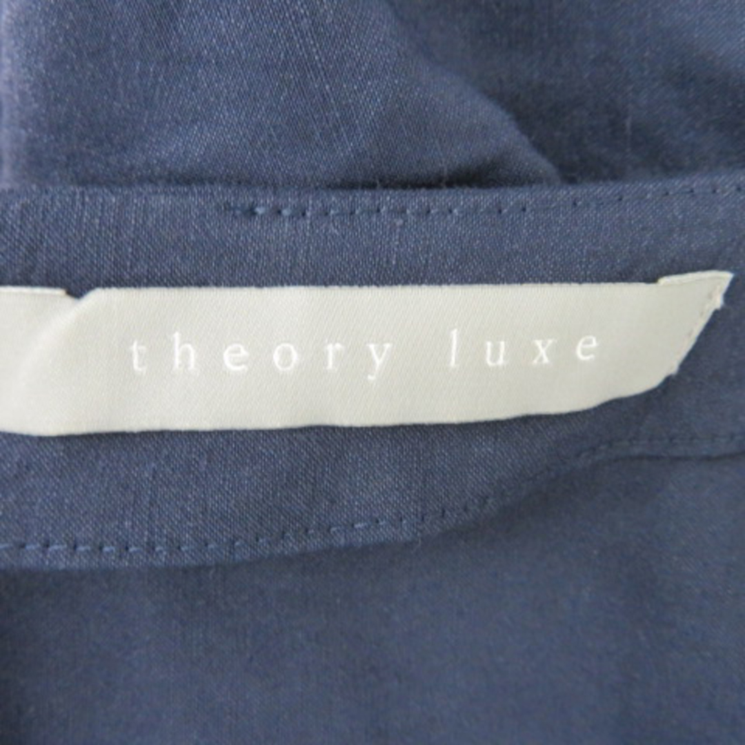 Theory luxe(セオリーリュクス)のセオリーリュクス ワンピース ひざ丈 半袖 ラウンドネック 無地 麻 リネン レディースのワンピース(ひざ丈ワンピース)の商品写真