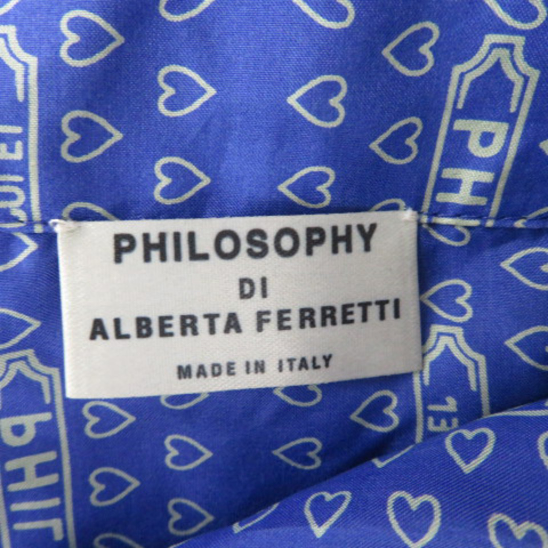 PHILOSOPHY DI ALBERTA FERRETTI(フィロソフィーアルベルタフェレッティー)のフィロソフィーディアルベルタフェレッティ シャツワンピース レディースのワンピース(ひざ丈ワンピース)の商品写真