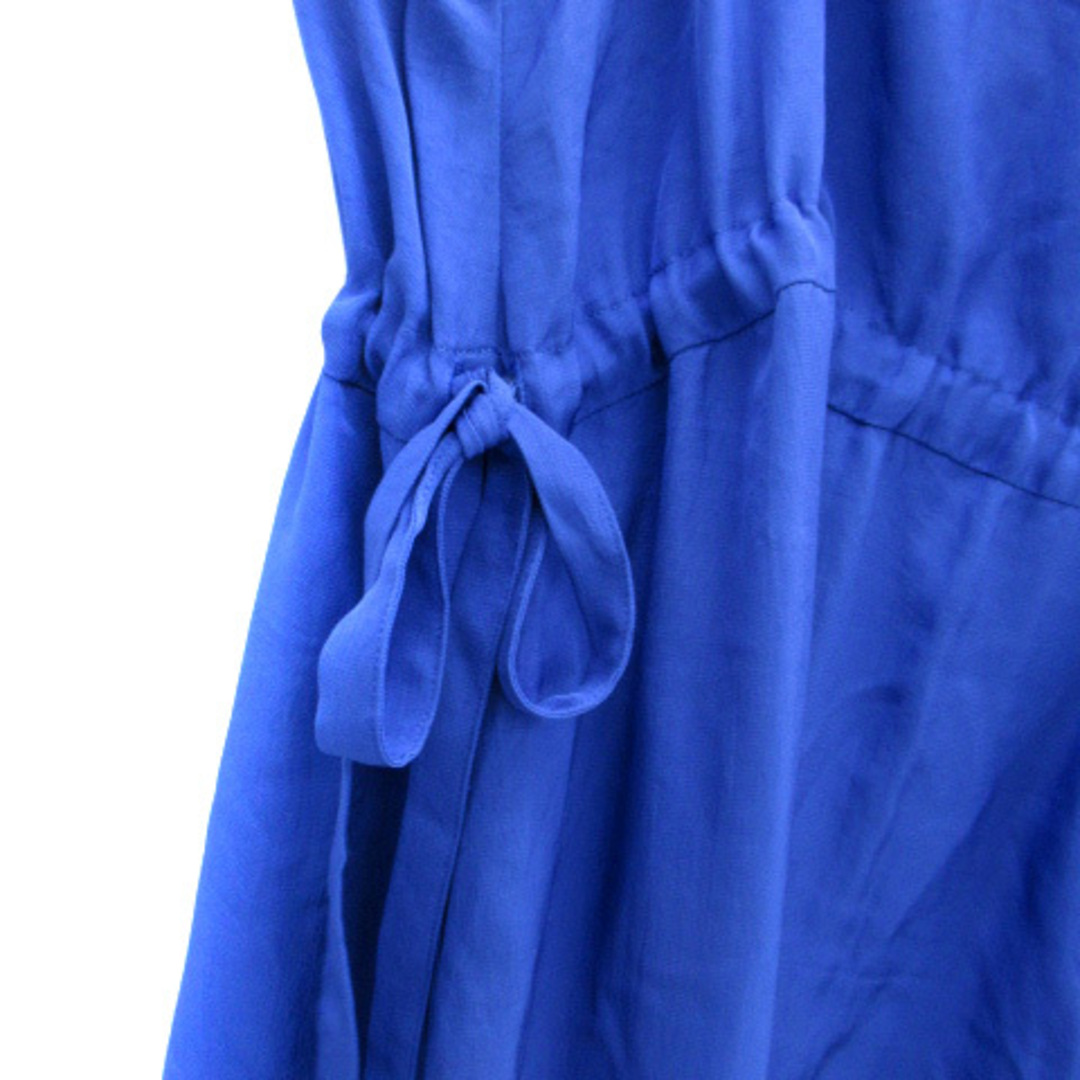 キヨコ タカセ  K.T ワンピース ひざ丈 ペイズリー柄 9 青 サンプル品 レディースのワンピース(ひざ丈ワンピース)の商品写真