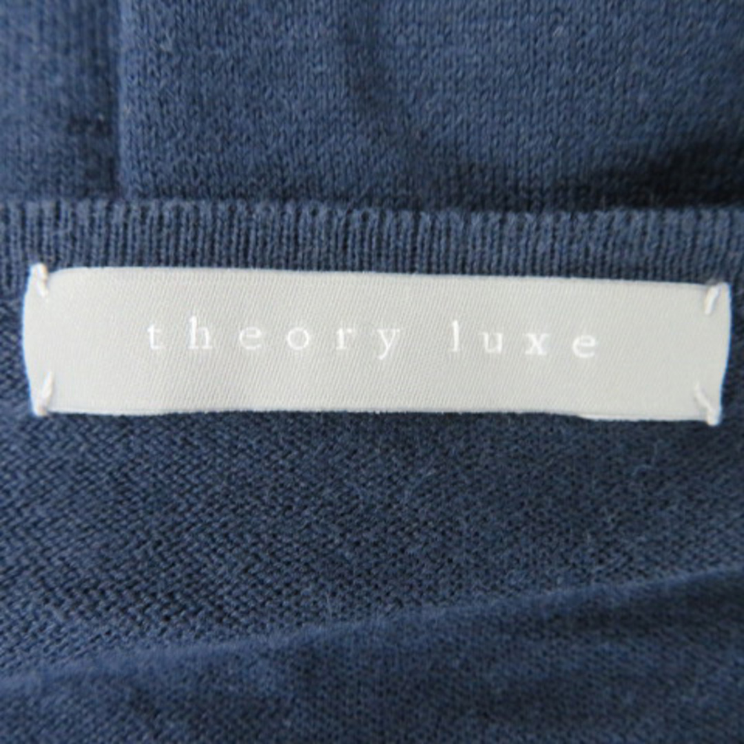 Theory luxe(セオリーリュクス)のセオリーリュクス ニット カットソー 半袖 ラウンドネック レース 無地 レディースのトップス(カットソー(半袖/袖なし))の商品写真