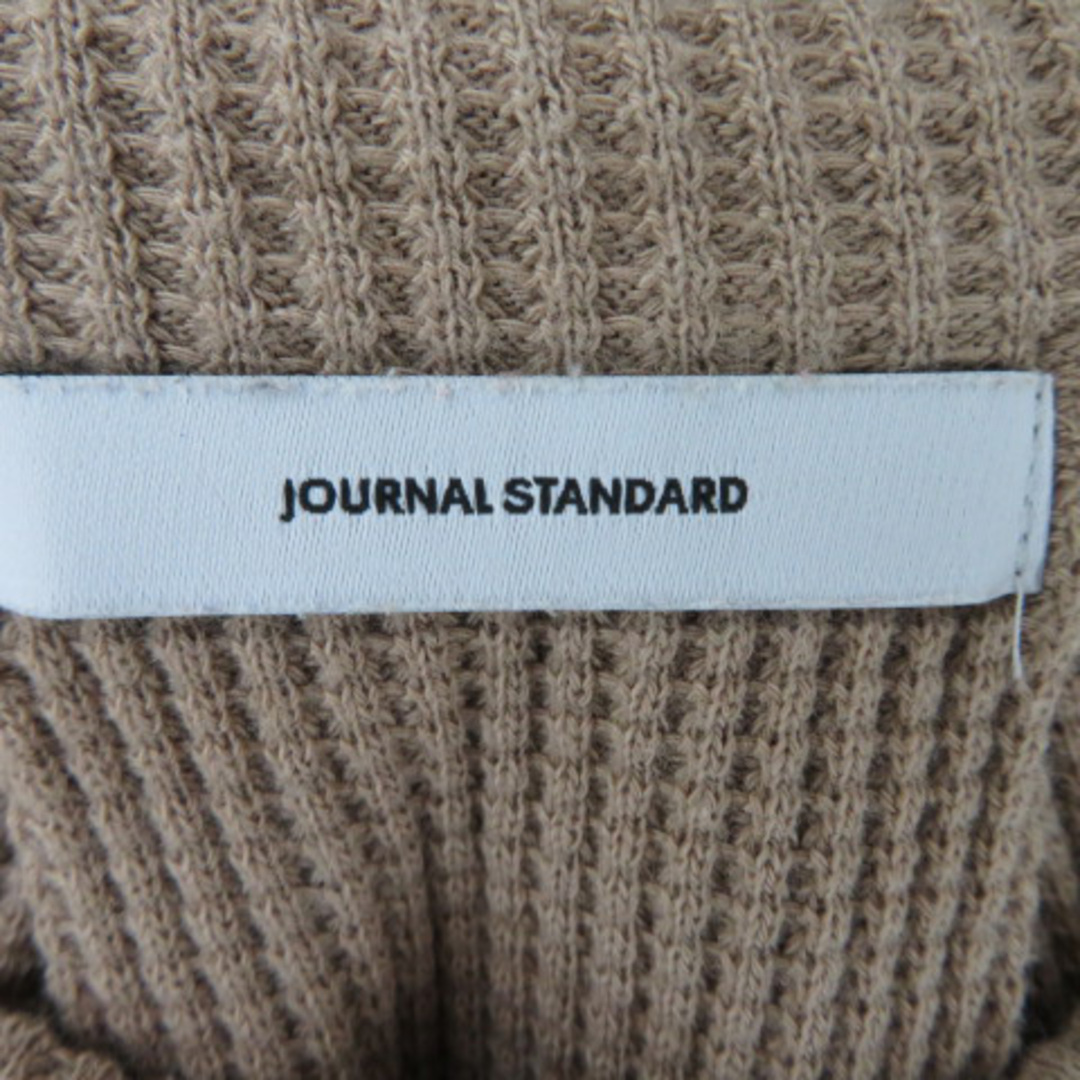 JOURNAL STANDARD(ジャーナルスタンダード)のジャーナルスタンダード カットソー ノースリーブ Uネック ワッフル生地 無地 レディースのトップス(カットソー(半袖/袖なし))の商品写真