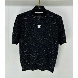 シャネル(CHANEL)の美品♡CHANEL シャネル♡半袖ニット セーター レディース(ニット/セーター)