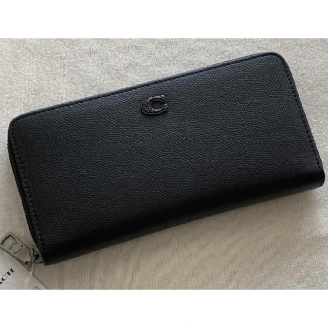 COACH(コーチ)の新品　COACH コーチ　長財布　メンズ　レディース　ブラック　Cロゴ メンズのファッション小物(長財布)の商品写真