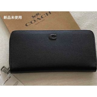 コーチ(COACH)の新品　COACH コーチ　長財布　メンズ　レディース　ブラック　Cロゴ(長財布)