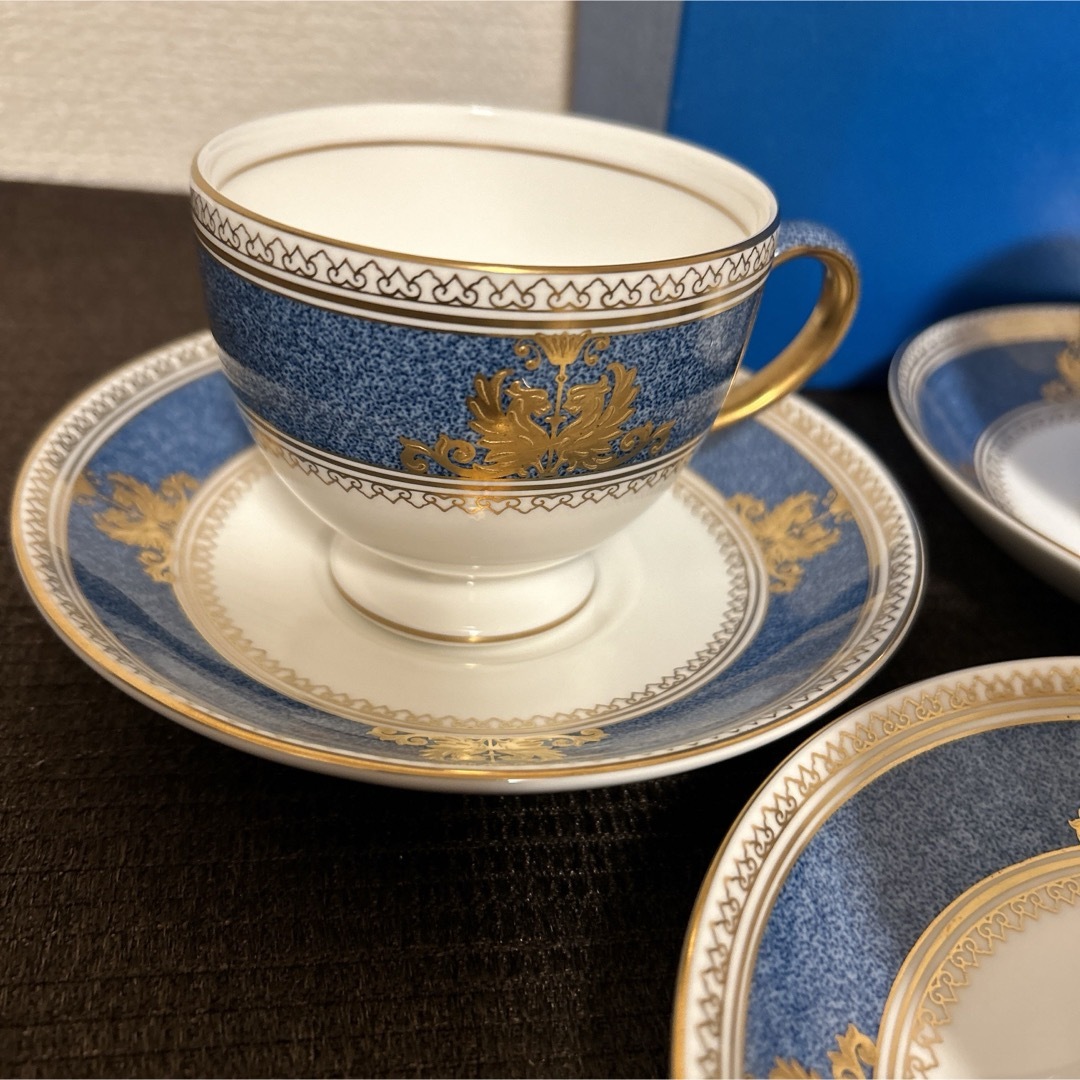 WEDGWOOD(ウェッジウッド)のウェッジウッド　コロンビア　パウダーブルー　リー　カップ&ソーサー　新品未使用 インテリア/住まい/日用品のキッチン/食器(グラス/カップ)の商品写真