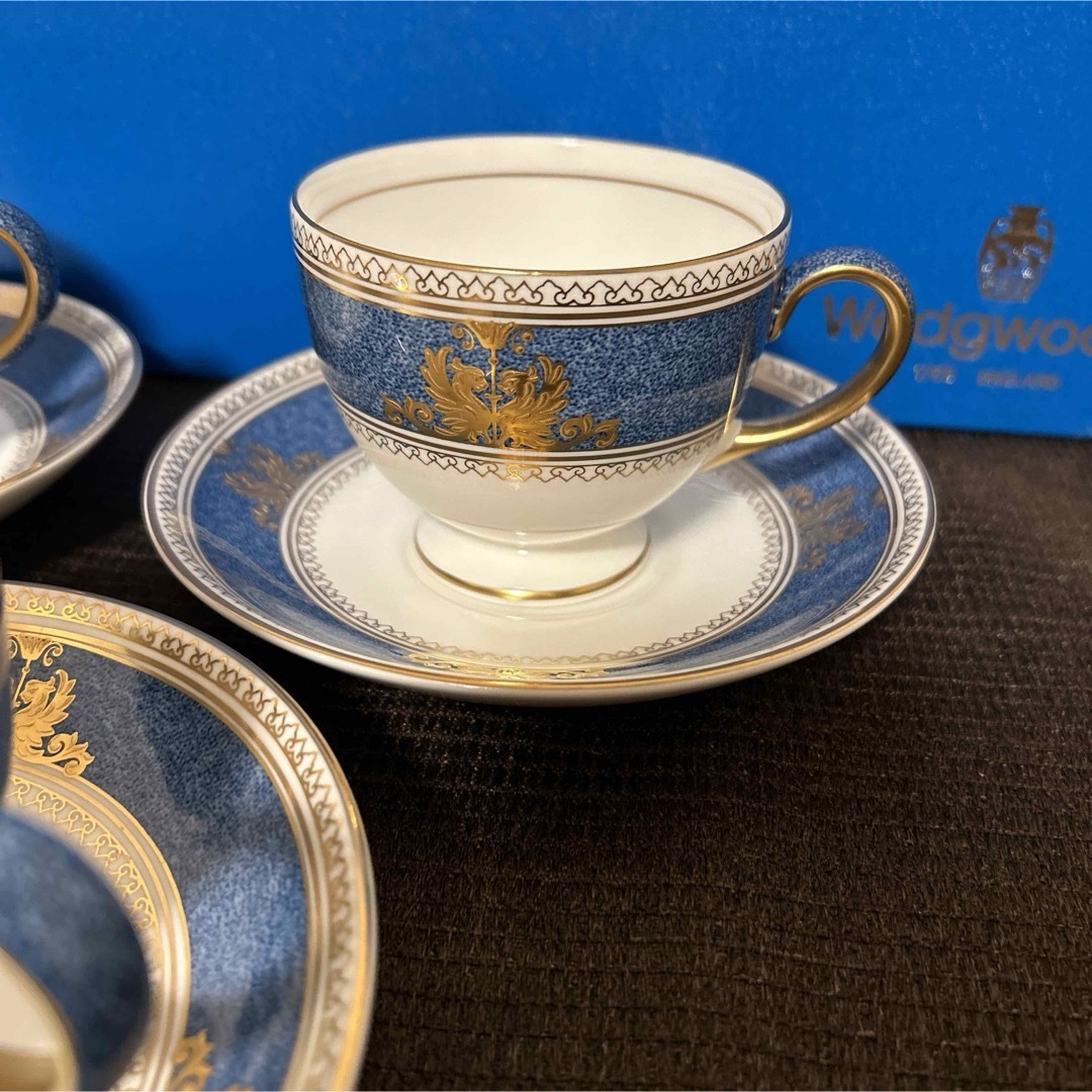 WEDGWOOD(ウェッジウッド)のウェッジウッド　コロンビア　パウダーブルー　リー　カップ&ソーサー　新品未使用 インテリア/住まい/日用品のキッチン/食器(グラス/カップ)の商品写真